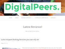 Tablet Screenshot of digitalpeers.com